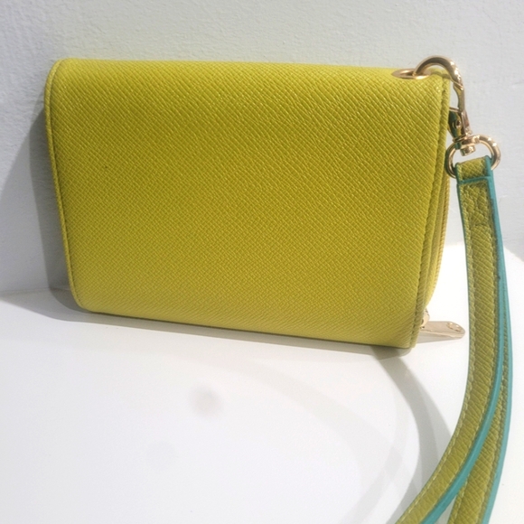 Miche Wristlet Wallet Lime Green & Teal Like New Condition - Picture 4 of 9